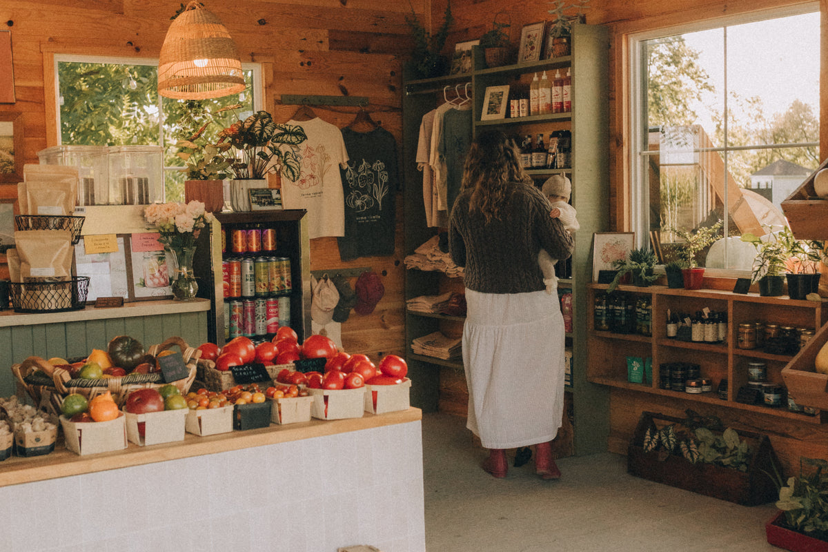 Kiosque à la ferme